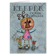 Primitive Angel Keeper of the Animals Cards