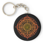 Primitive Art-Sun Keychains
