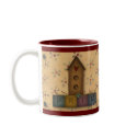 Primitive Birdhouse Mug