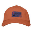 Primitive Bow Hunting Scene embroidered hats