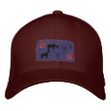 Primitive Bow Hunting Scene embroidered hats