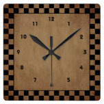 Primitive Check Wall Clock
