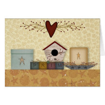 Primitive Collection Birthday Card