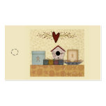 Primitive Collection Hang Tag Business Card Template