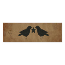 Primitive Crows Hang Tag Business Cards