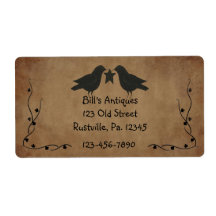 Primitive Crows Product Label