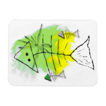 Primitive Fish Magnet