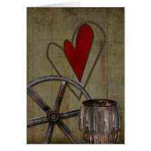 Primitive Greeting Card