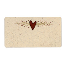 Primitive Heart Product Label