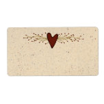 Primitive Heart Product Label