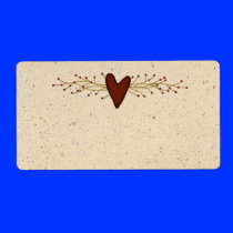 Primitive Heart Product Label