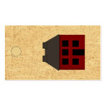 Primitive House Hang Tag Business Card Template