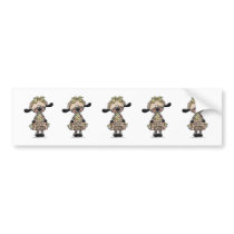 Primitive Lamb-God Bless Ewe Bumper Stickers