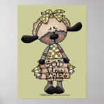 Primitive Lamb-God Bless Ewe Posters