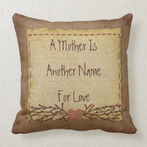Primitive Mother's Day Pillow pillows