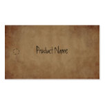 Primitive Paper Hang Tag Business Card Template