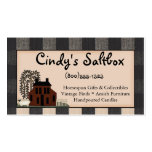 Primitive Saltbox Country Business Card business cards