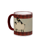primitive sheep mug