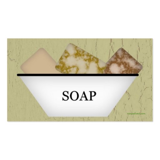 Primitive Soap Business Card (back side)