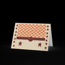 Primitive Star Note Card cards