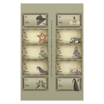 Primitive Things Gift Tags on a Sheet - D2 flyers