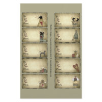Primitive Things Gift Tags on a Sheet - D4 flyer