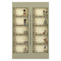 Primitive Things Gift Tags on a Sheet - D4 flyers
