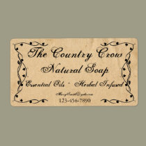 Primitive Vine Product Label labels