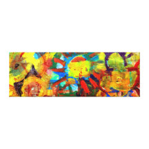 Primordial Sun Canvas 12" x 36" Canvas Prints