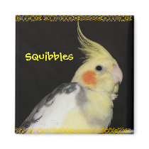Primrose Cockatiel magnets by Petcetera Primrose Cockatiel magnets