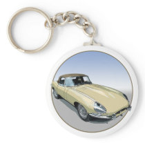 Primrose E Type Roadster Keychains