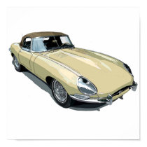 Primrose E Type Roadster posters by RichardBrowne Primrose E Type Roadster posters