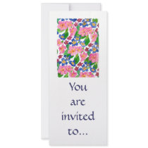 Primrose Invitation Card.