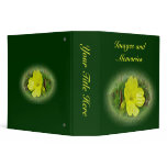 Primrose Yellow Wildflower Coordinating Items Binder