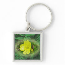 Primrose Yellow Wildflower Coordinating Items Keychain
