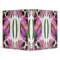 Primroses Fractal Art Binder