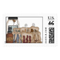 Primsy Candles Postage Stamp by PrimsyDoodles Primsy Candles Postage Stamp