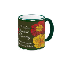 Primula floral fine art World's Greatest Nanny mug