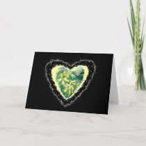 Primula Heart Romance Valentine Love Card