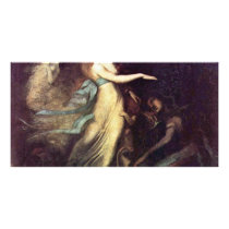 Prince Arthur And The Fairy Queen By Füssli Johann Photo Greeting Card