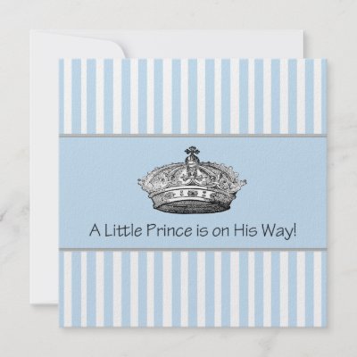  Prince Baby Shower Invitations on Prince Baby Boy Shower Custom Invites From Zazzle Com