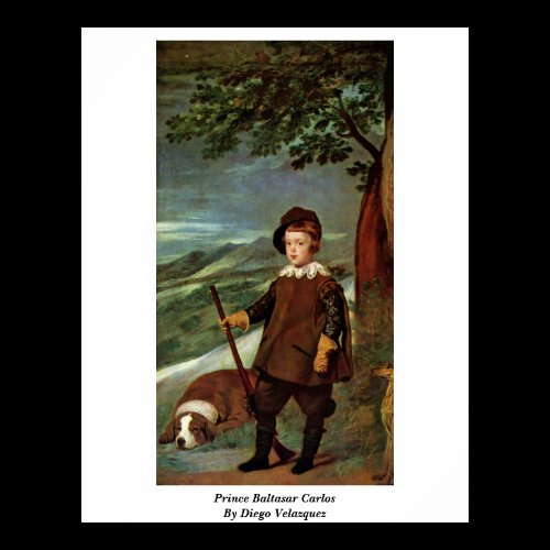 Prince Baltasar Carlos By Diego Velazquez Poster