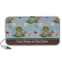 Prince Charming Frog Doodle Speakers Personalized