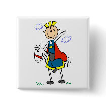 Prince Charming on Horse Tshirts and Gifts buttons by stick_figures Prince Charming on Horse Tshirts and Gifts buttons