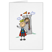Prince Charming Rescues Rapunzel Card by stick_figures Prince Charming Rescues Rapunzel Card