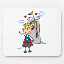 Prince Charming Rescues Rapunzel Mousepad