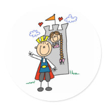 Prince Charming Rescues Rapunzel Sticker