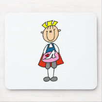 Prince Charming With Glass Slipper Mousepad by stick_figures Prince Charming With Glass Slipper Mousepad