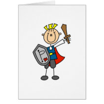 Prince Charming With Sword And Shield Card by stick_figures Prince Charming With Sword And Shield Card