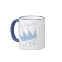 Prince Crown 1st Birthday mugs